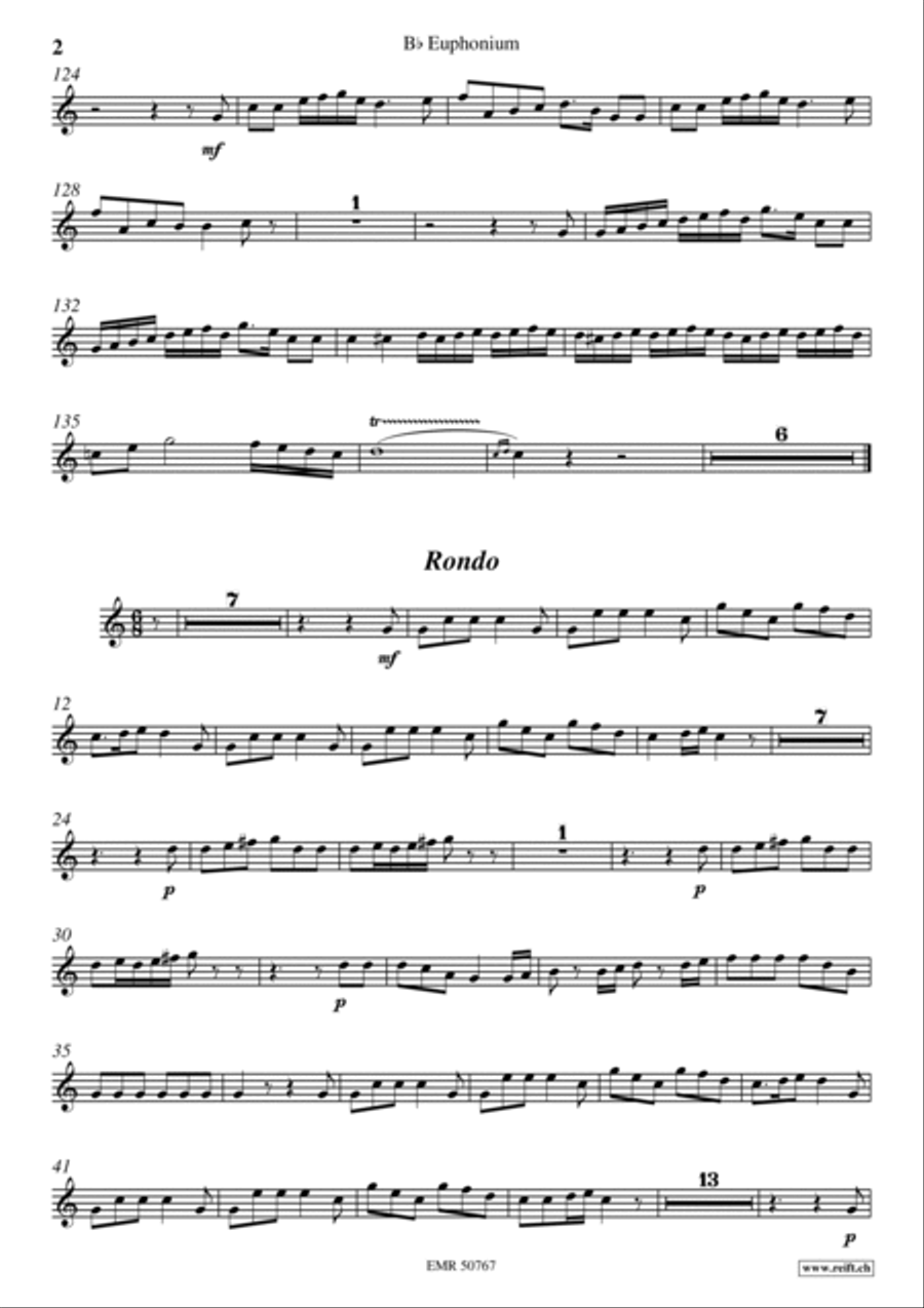 Concerto No. 1 Euphonium scores gallery preview page 3