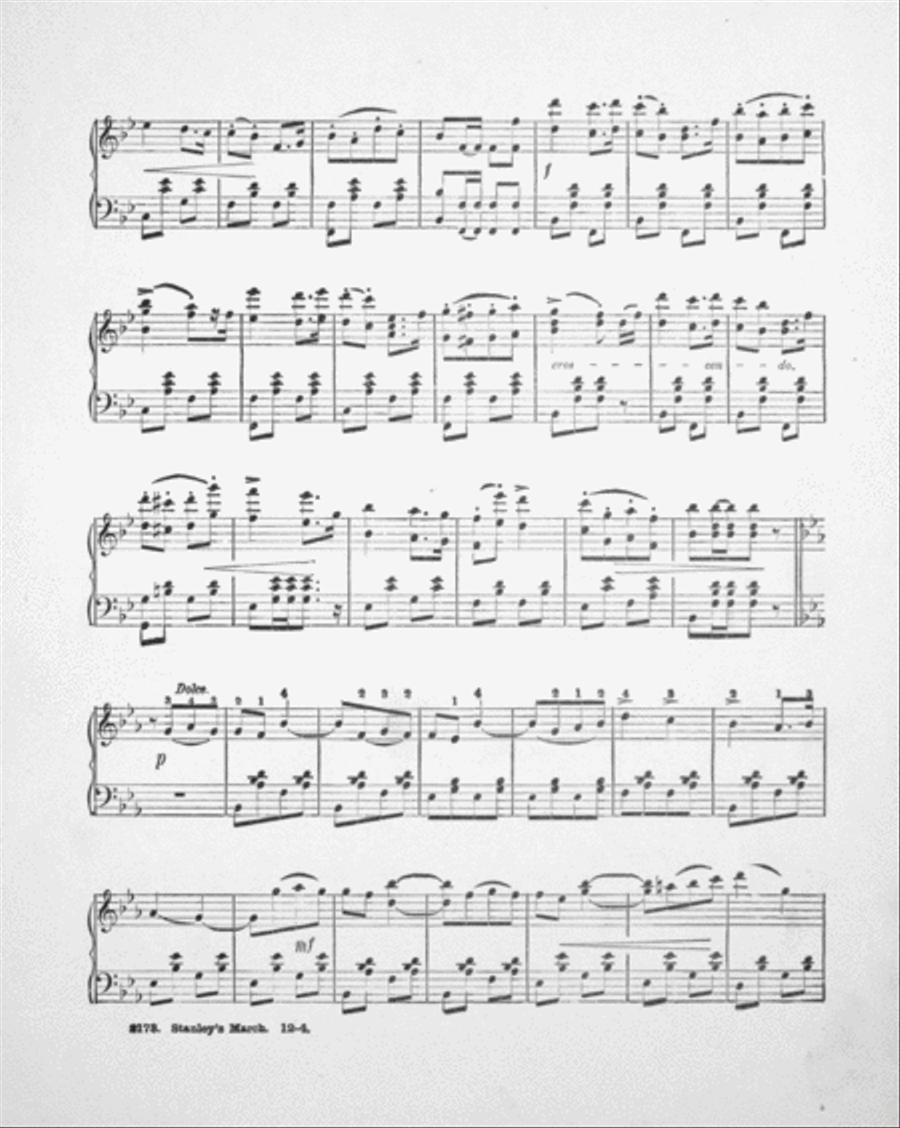Stanley's Own Grand Triumphal March Piano Solo scores gallery preview page 5