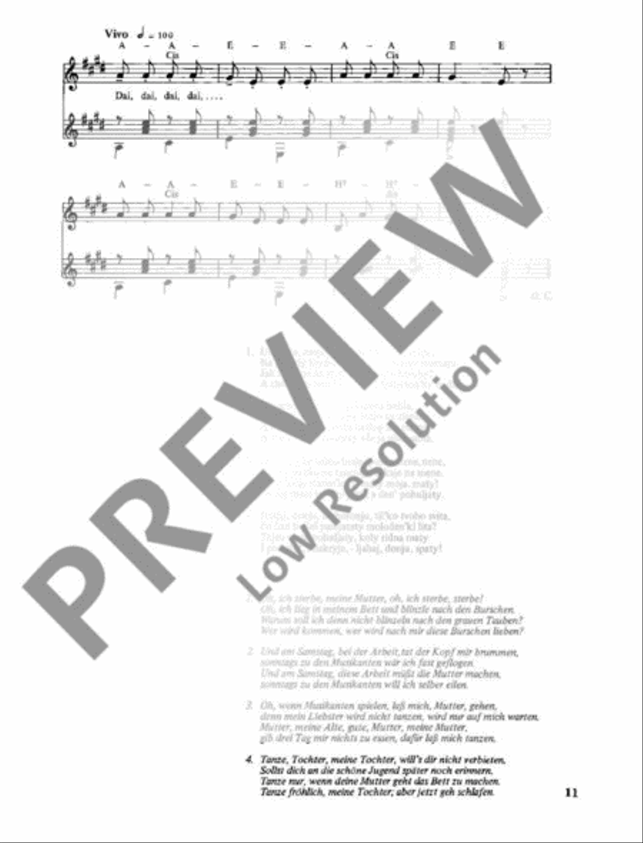 Ukrainische Volksweisen High Voice scores gallery preview page 12