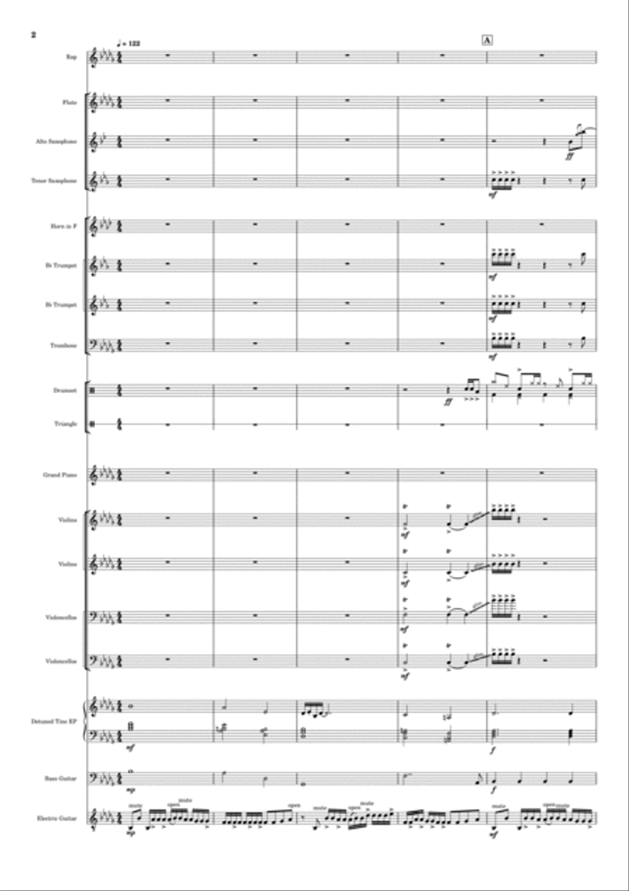 Lost In Paradise Jazz Ensemble scores gallery preview page 2