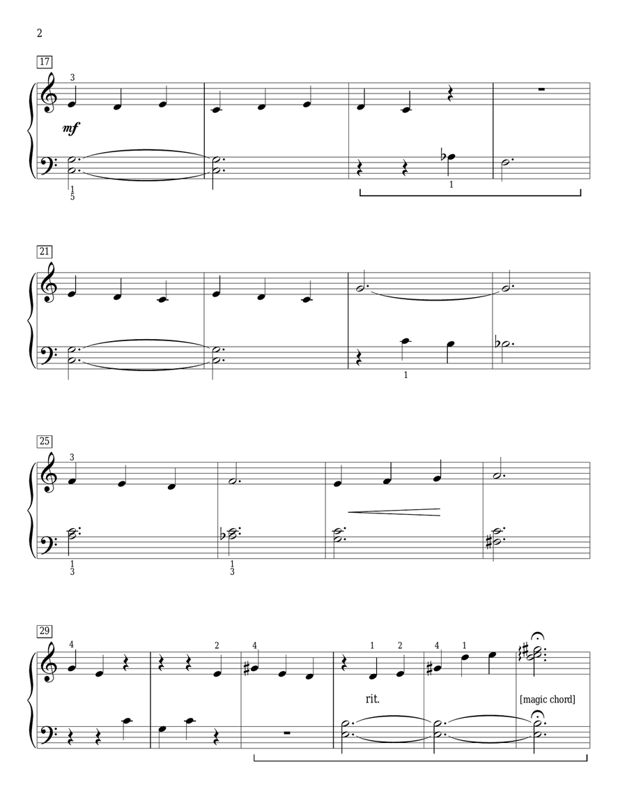 The Mysterious Forest The Mysterious Forest Piano Method scores gallery preview page 2