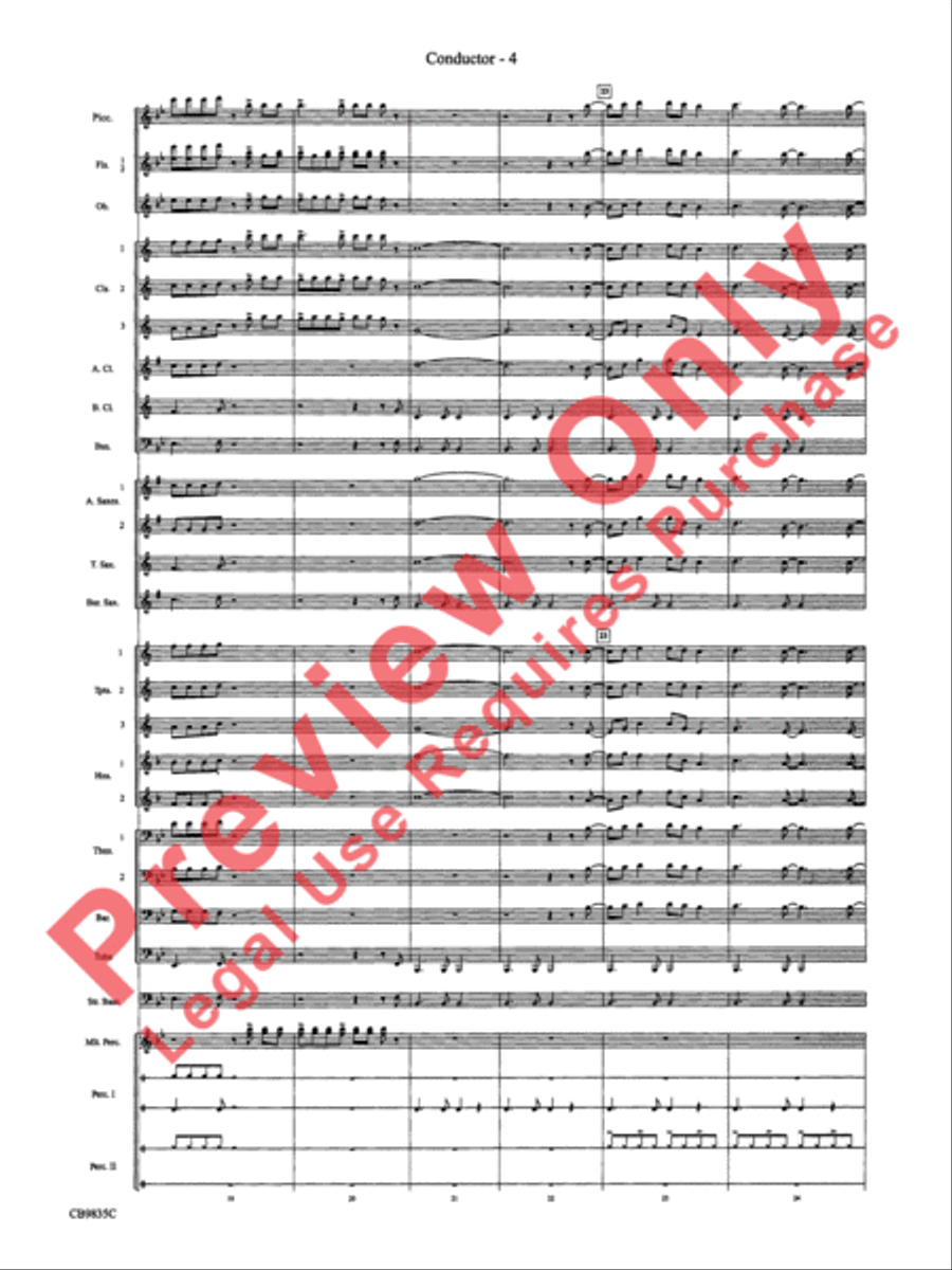 A Charlie Brown Christmas Concert Band scores gallery preview page 7