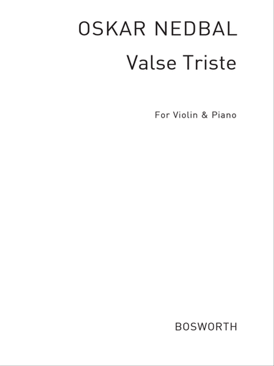Valse Triste Violin Solo scores gallery preview page 1