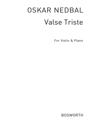 Book cover for Valse Triste