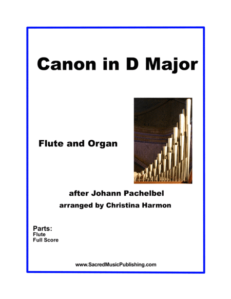 Canon in D Major for Flute and Organ image number null