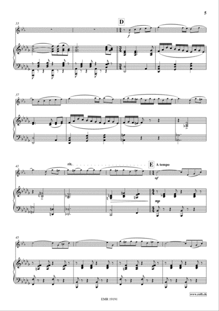 Elisa Clarinet Solo scores gallery preview page 6