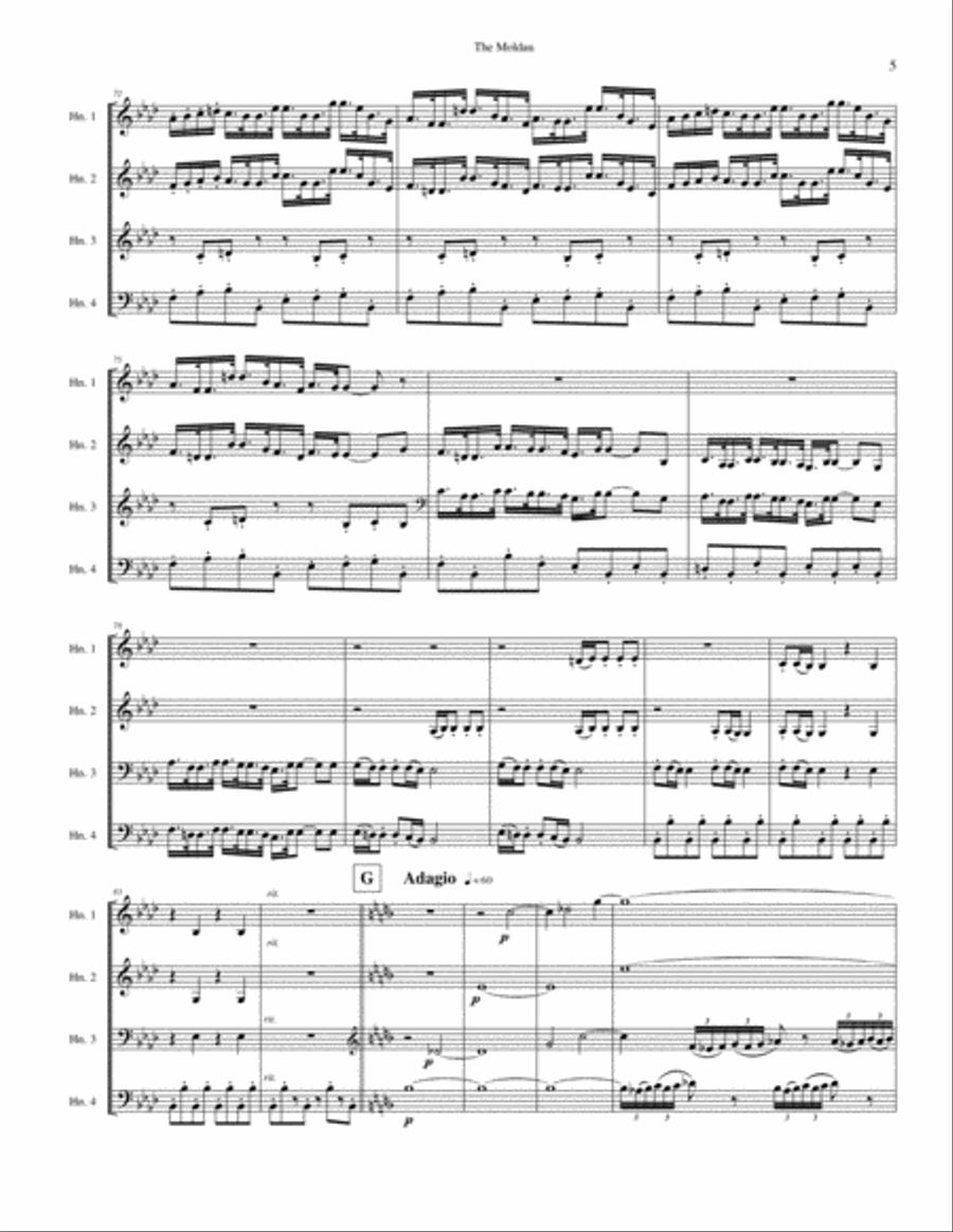 Highlights from The Moldau Small Ensemble scores gallery preview page 5