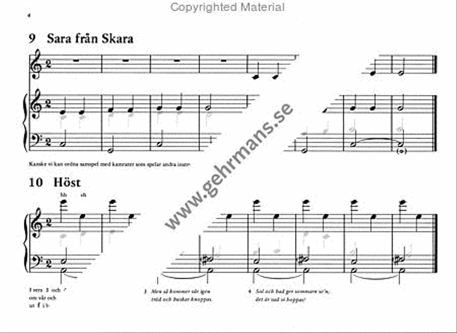 Flerhandigt 1 Flerhandigt 1 Piano Duet scores gallery preview page 3