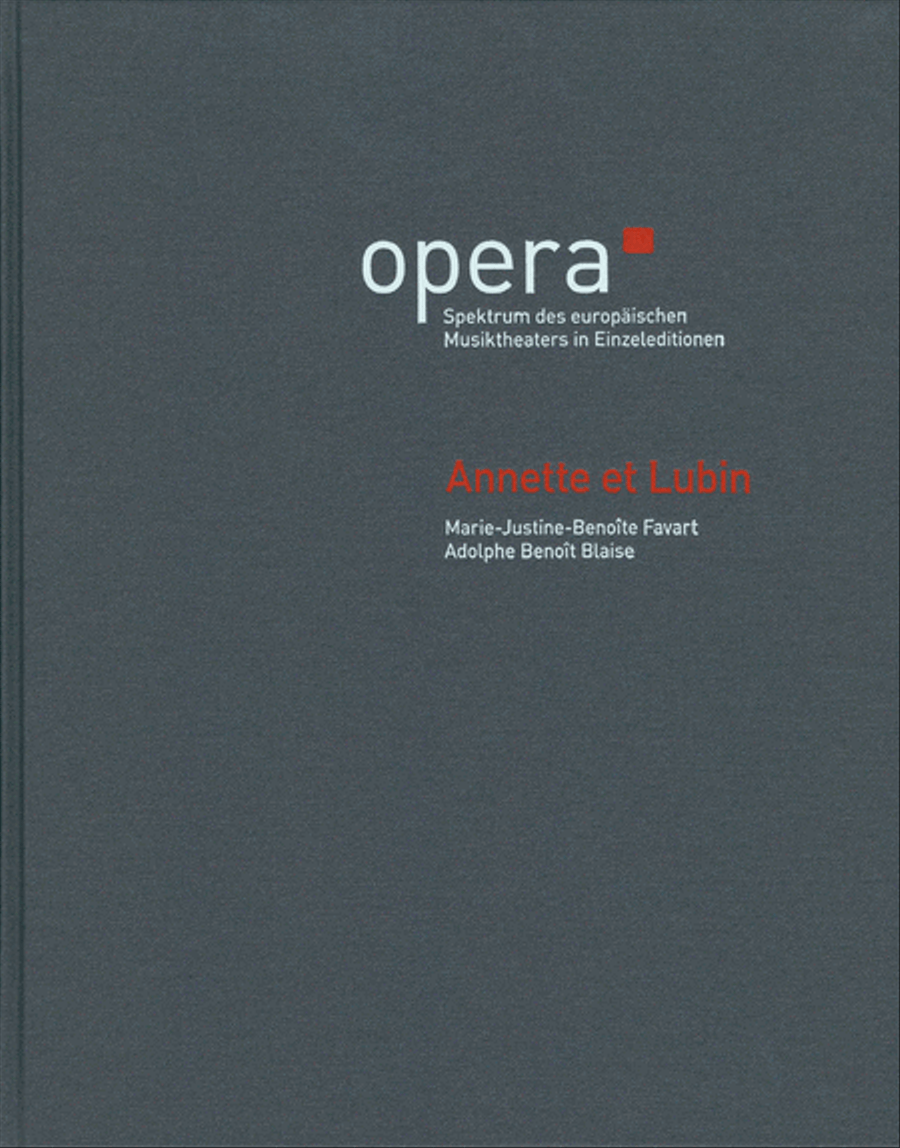 Annette et Lubin Orchestra scores gallery preview page 1