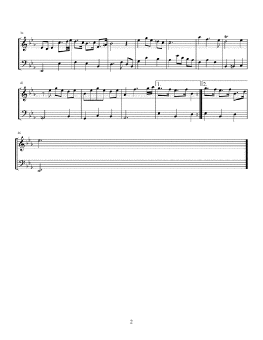 Bist Du Bei Mir BWV 508 String Duet scores gallery preview page 5