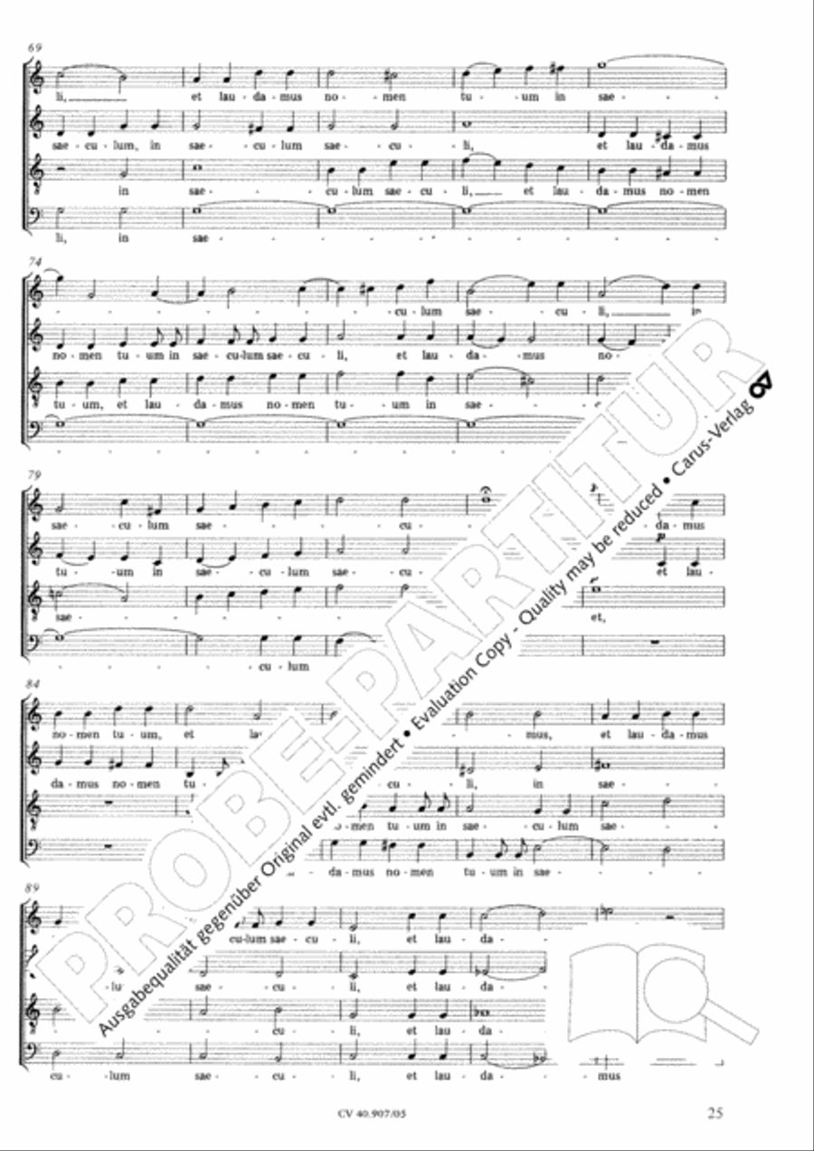 Te Deum 4-Part scores gallery preview page 26