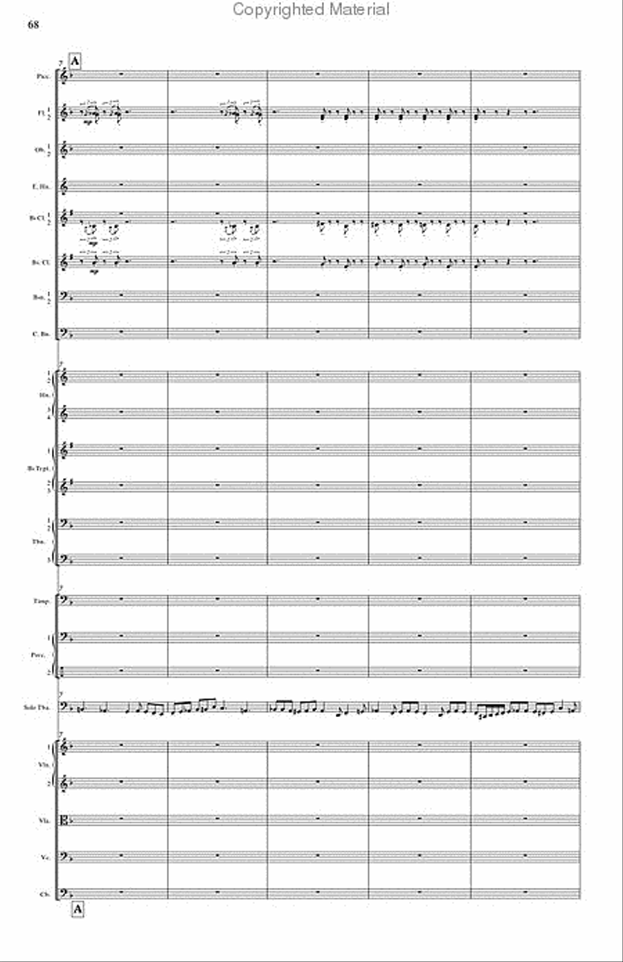 Concerto for Tuba and Orchestra Orchestra scores gallery preview page 12