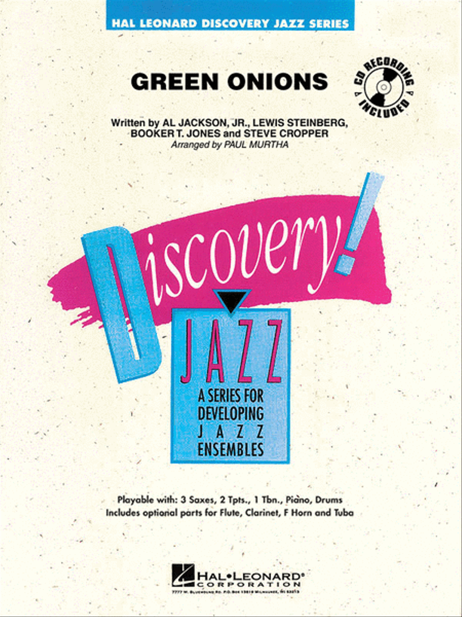 Green Onions Jazz Ensemble scores gallery preview page 1
