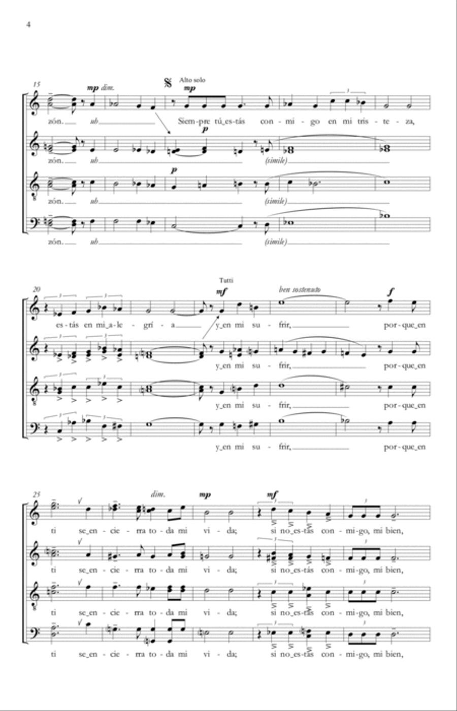 Tu, Mi Delirio Tu, Mi Delirio Divisi scores gallery preview page 4