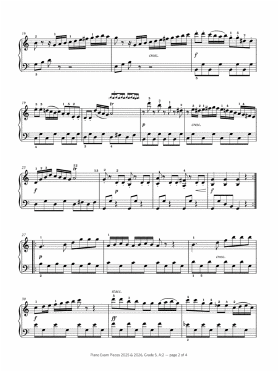 Spiritoso (Grade 5, list A2, from the ABRSM Piano Syllabus 2025 & 2026) Piano Method scores gallery preview page 2