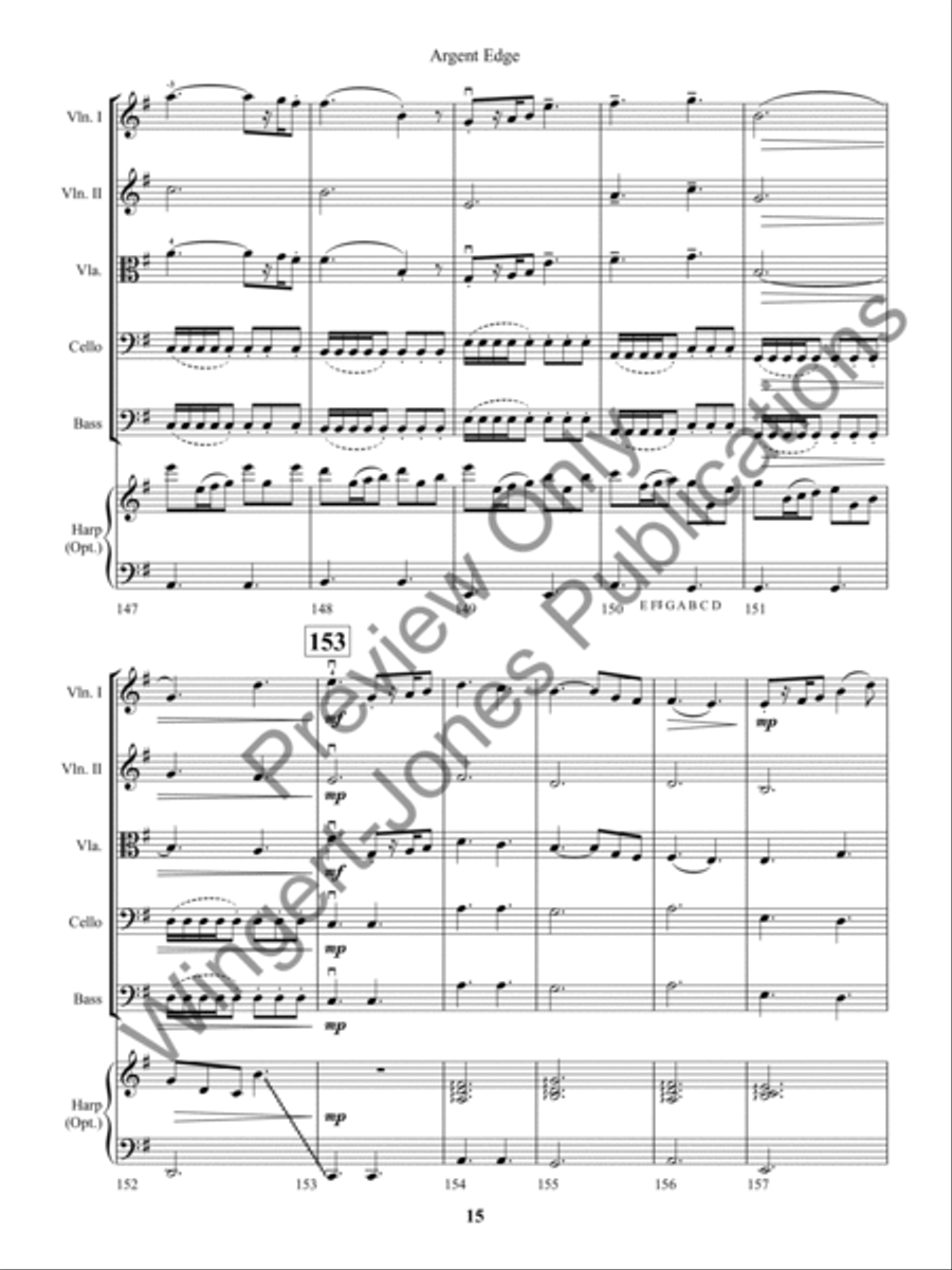 Argent Edge String Orchestra scores gallery preview page 18
