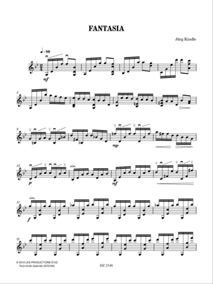 Fantasia Mandolin scores gallery preview page 3