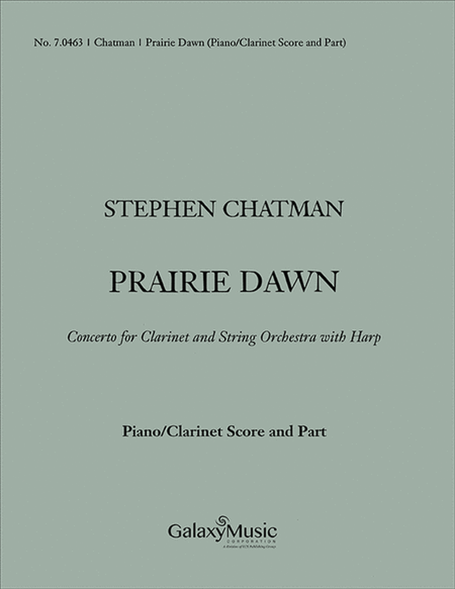 Prairie Dawn (Piano/Clarinet Score and Part)