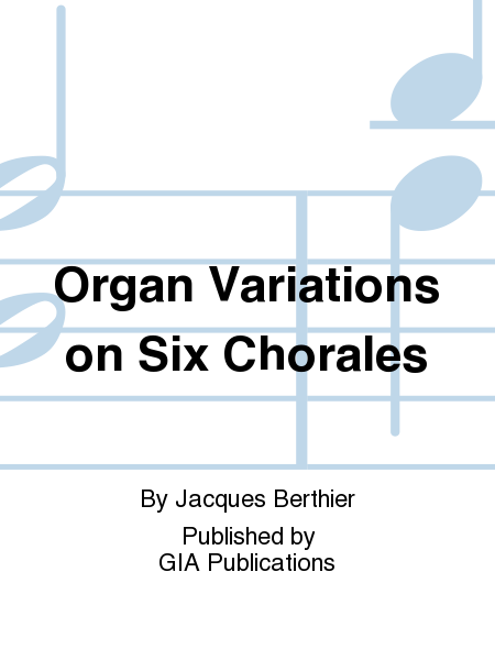 Organ Variations on Six Chorales image number null