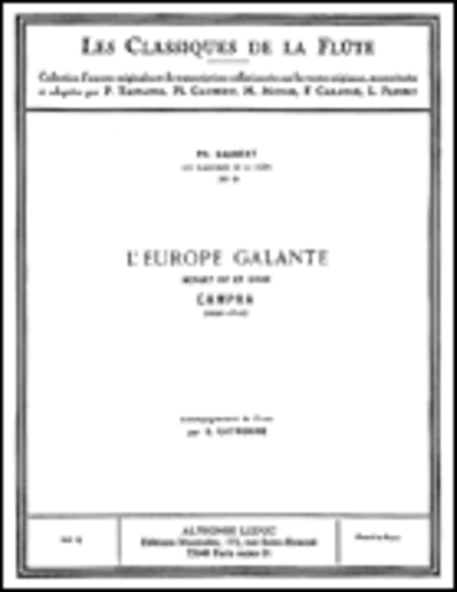 L'Europe Galante - Classiques No. 9 Flute Solo scores gallery preview page 1
