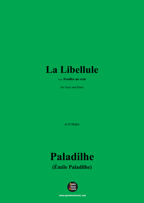 Paladilhe-La Libellule,in D Major