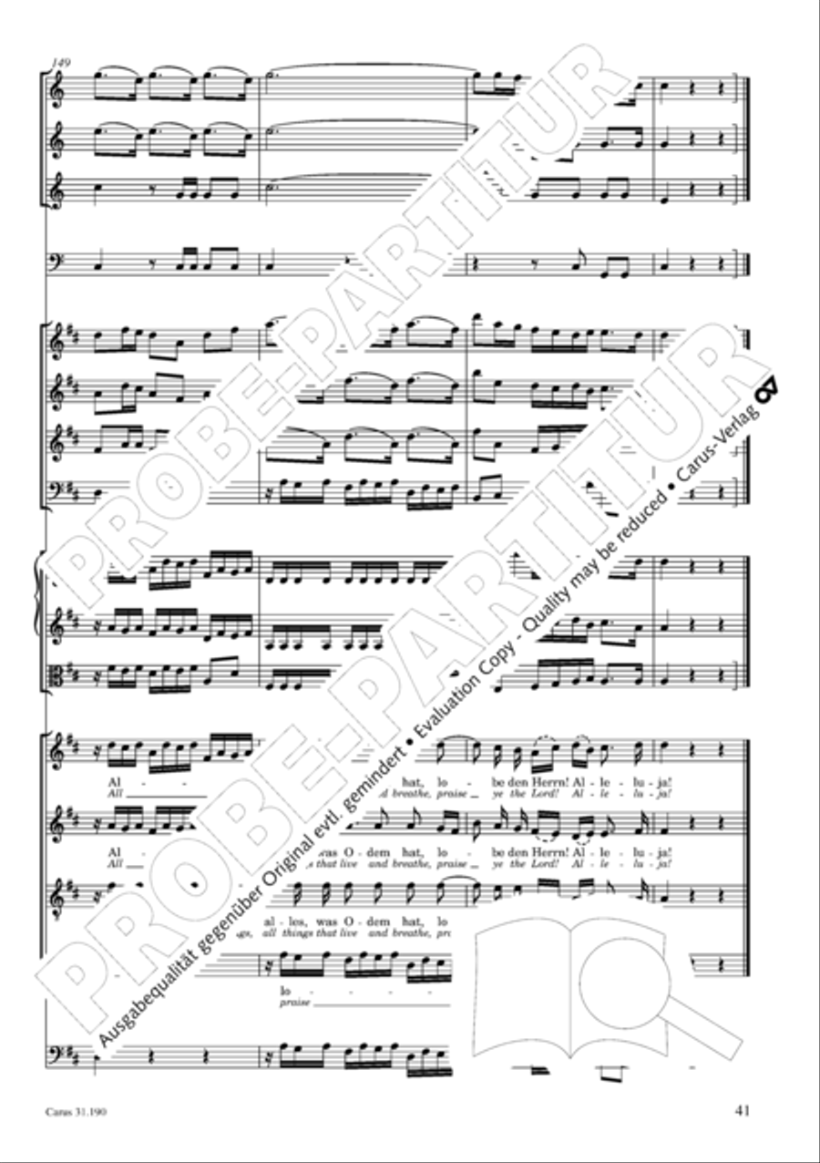 Sing to the Lord a new song (Singet dem Herrn ein neues Lied) ATB scores gallery preview page 42