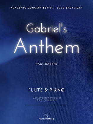 Book cover for Gabriel's Anthem [Flute & Piano]
