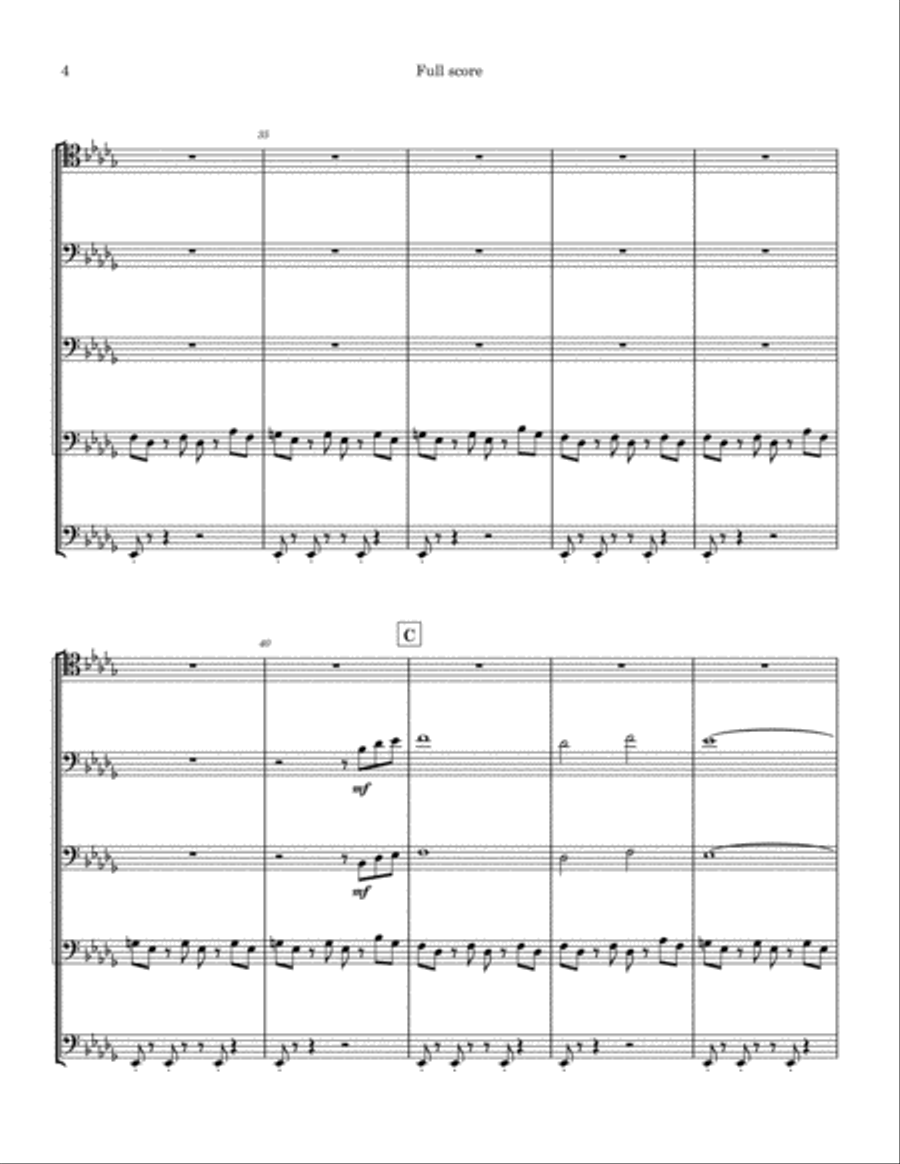 A New Beginning A New Beginning Trombone Solo scores gallery preview page 4