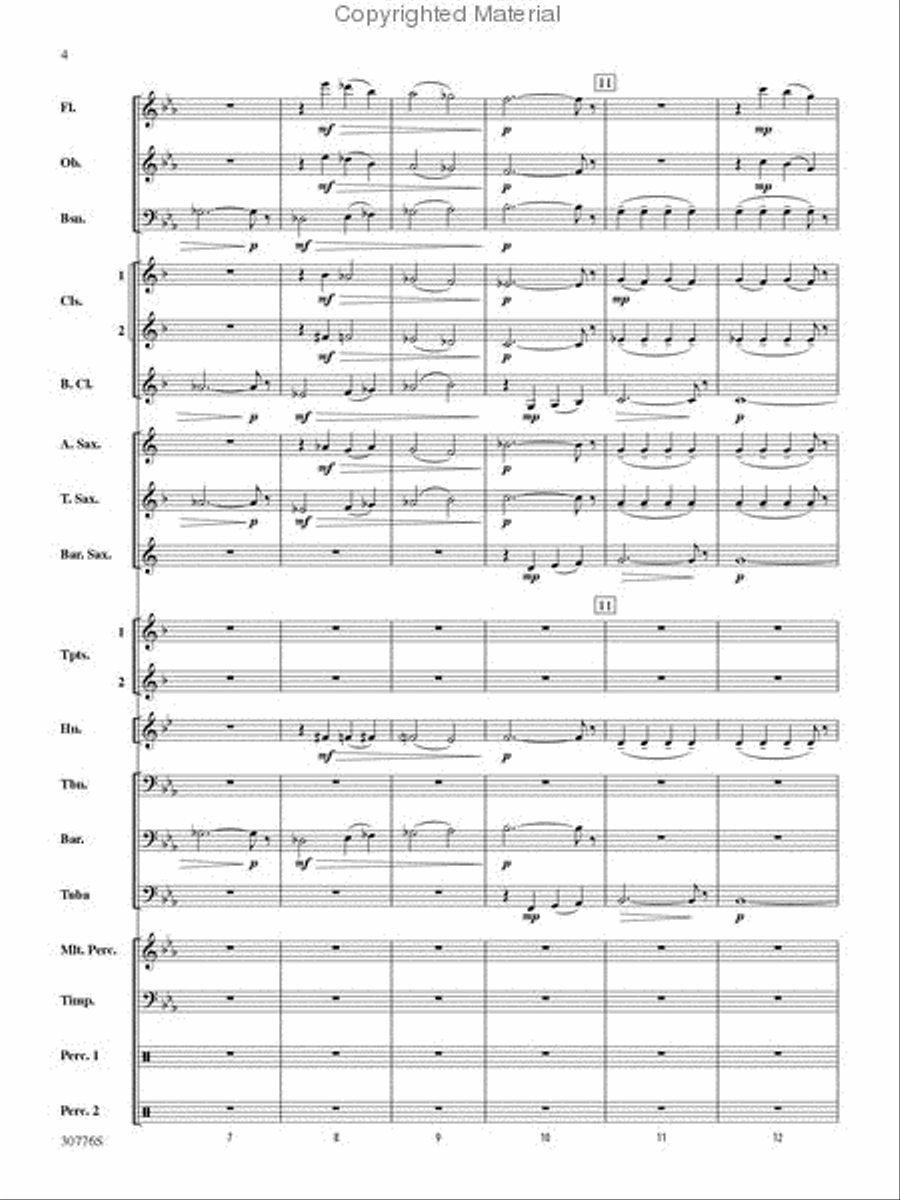 The Planets The Planets Concert Band scores gallery preview page 3