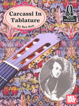 Book cover for Carcassi in Tablature