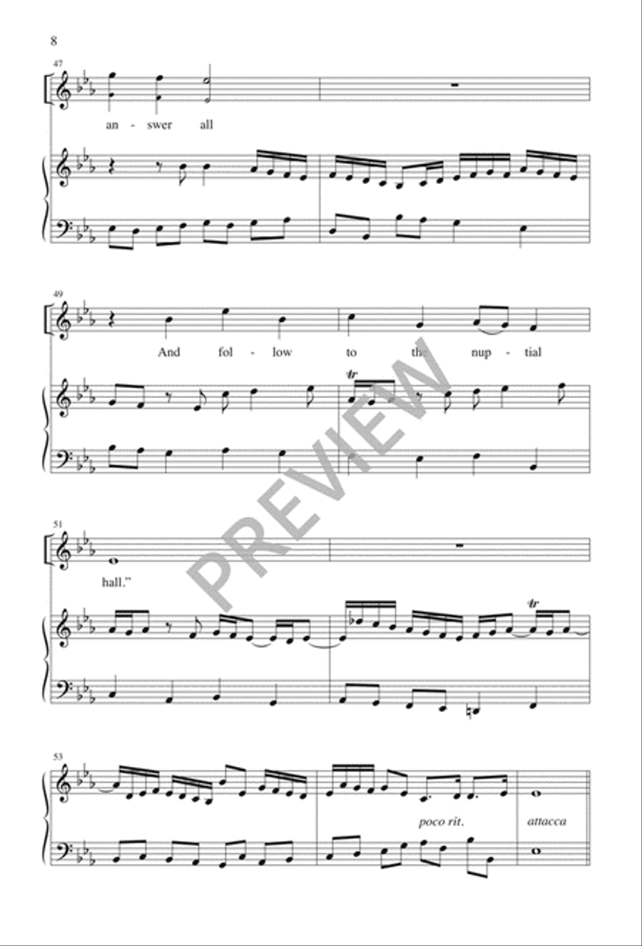 Zion Hears the Watchmen Singing 4-Part scores gallery preview page 8