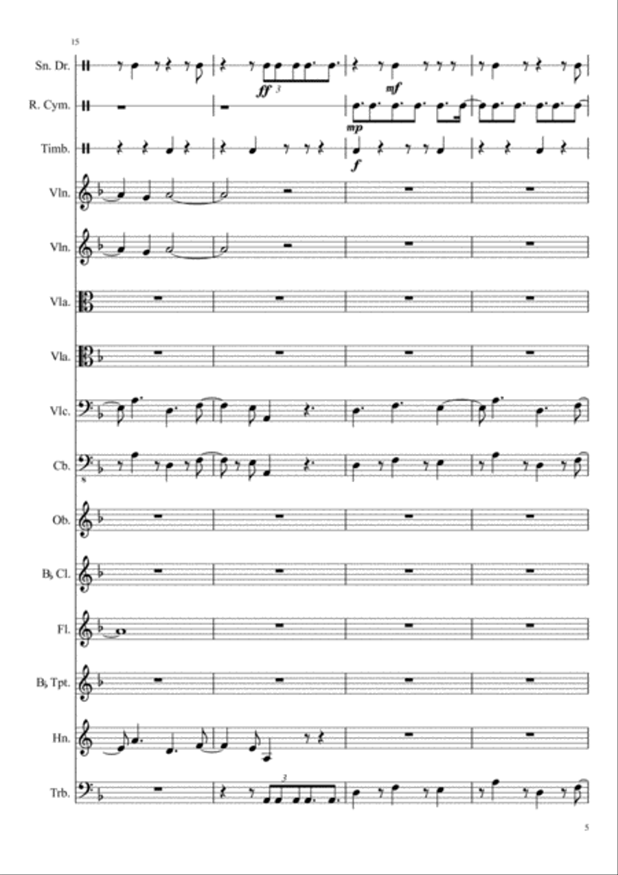 Zona Centro (Downtown) Percussion Ensemble scores gallery preview page 5