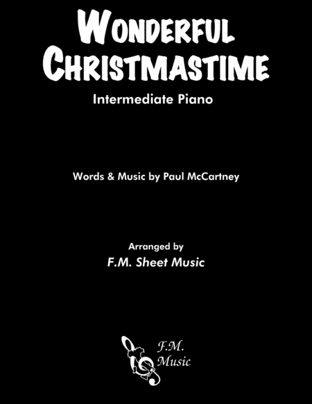 Wonderful Christmastime (Intermediate Piano) image number null