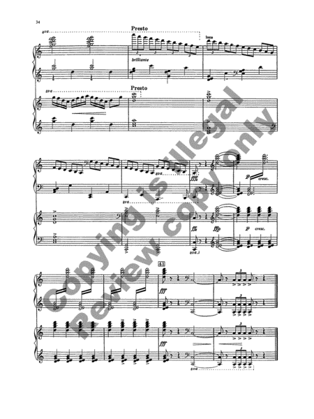 Concerto for Piano & Orchestra (Piano score)