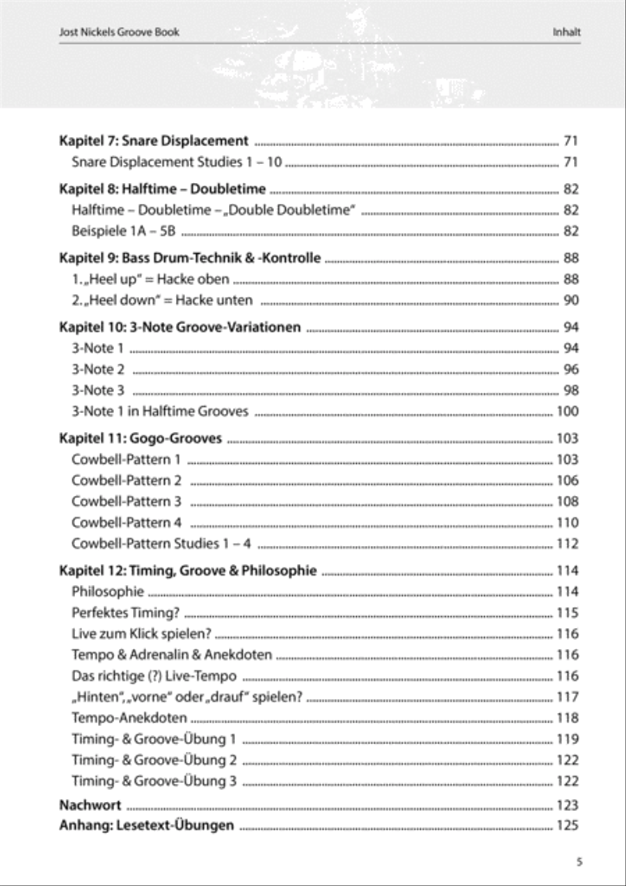 Jost Nickel's Groove Book Drum Set scores gallery preview page 4