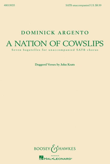 Dominick Argento - A Nation of Cowslips