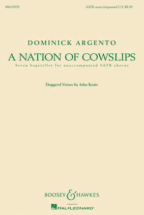 Book cover for A Nation of Cowslips