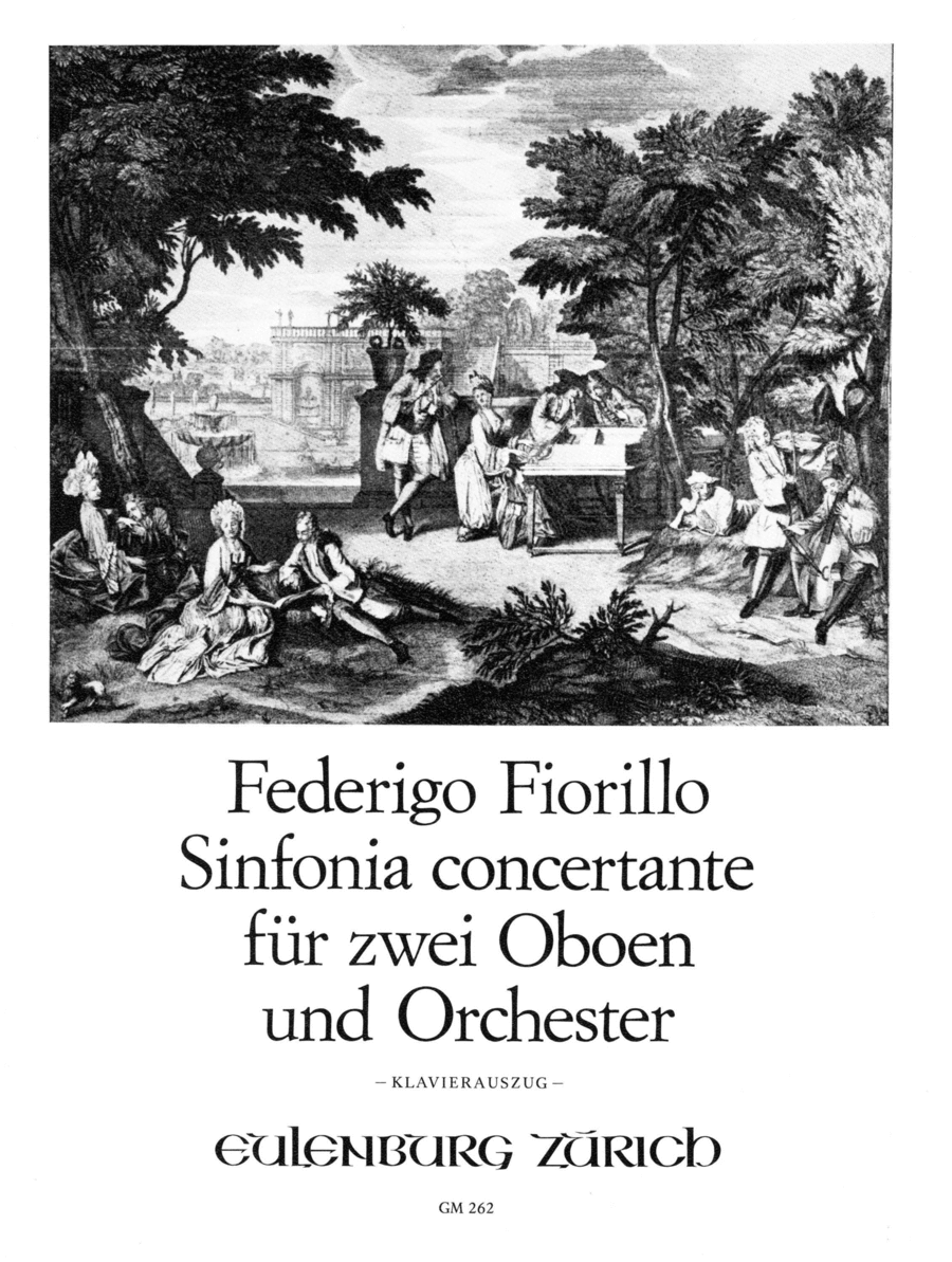 Sinfonia concertante for 2 oboes Piano scores gallery preview page 1