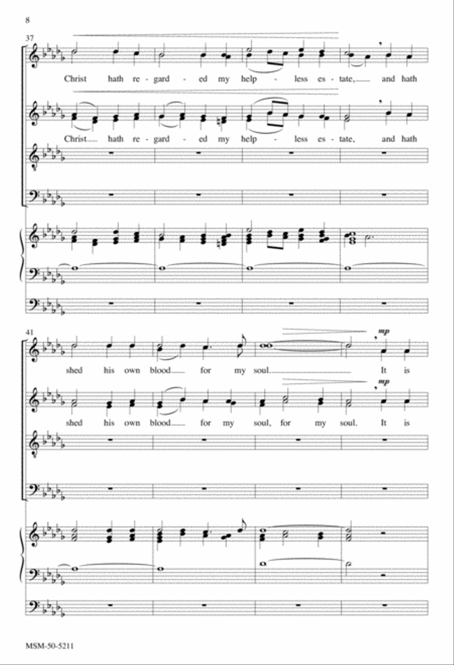 It Is Well with My Soul Divisi scores gallery preview page 6