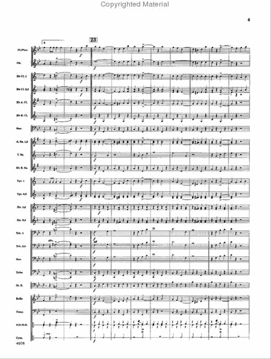 Valley Forge Concert Band scores gallery preview page 4