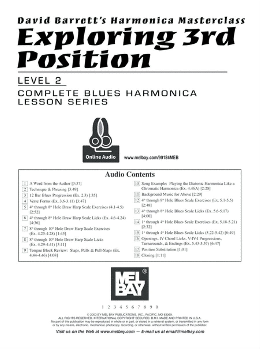 Exploring 3rd Position, Level 2 Harmonica scores gallery preview page 2