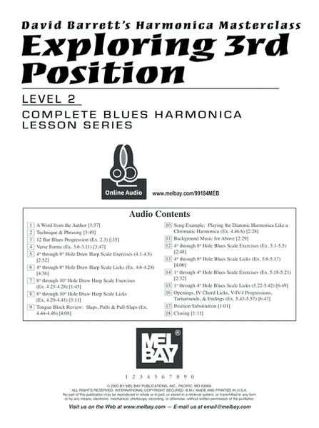 Exploring 3rd Position, Level 2-Complete Blues Harmonica Lesson Series image number null