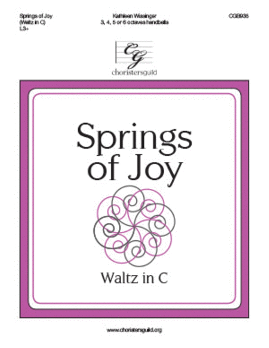 Springs of Joy [Waltz in C] Handbell Choir scores gallery preview page 1