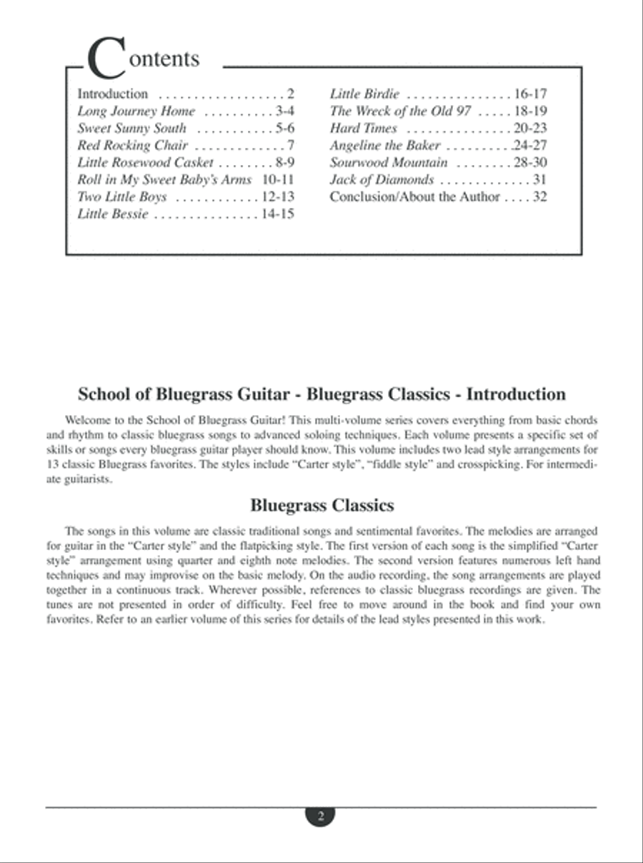 School of Bluegrass Guitar - Bluegrass Classics Acoustic Guitar scores gallery preview page 3
