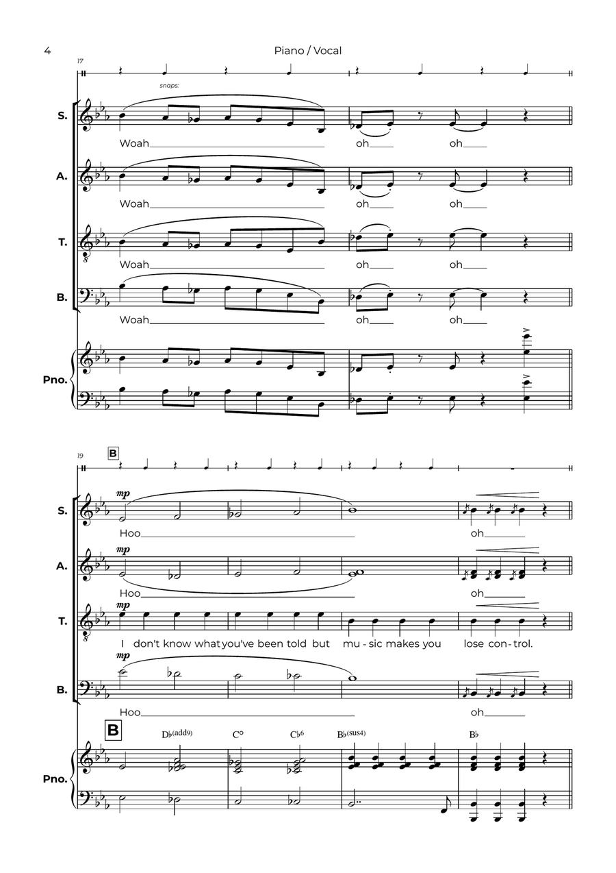 Sing 4-Part scores gallery preview page 4