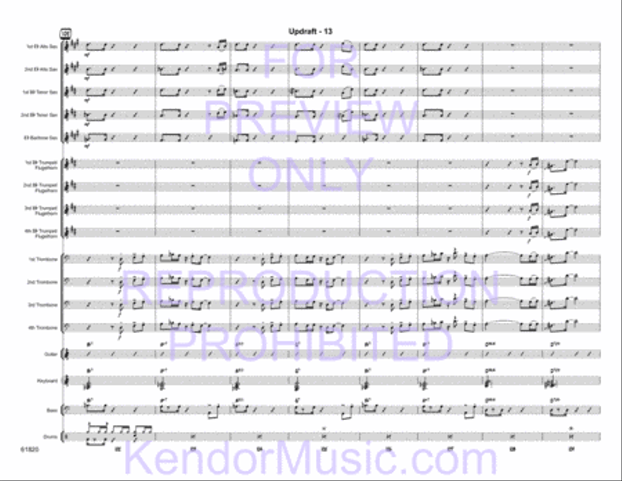 Updraft Updraft Jazz Ensemble scores gallery preview page 14