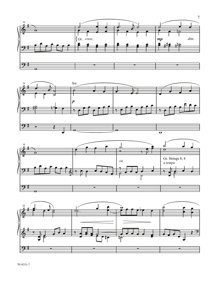 In Memoriam (Digital Download) Funeral scores gallery preview page 5