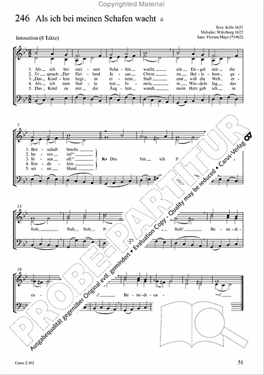 Chorbuch Gotteslob SAM 3-Part scores gallery preview page 52
