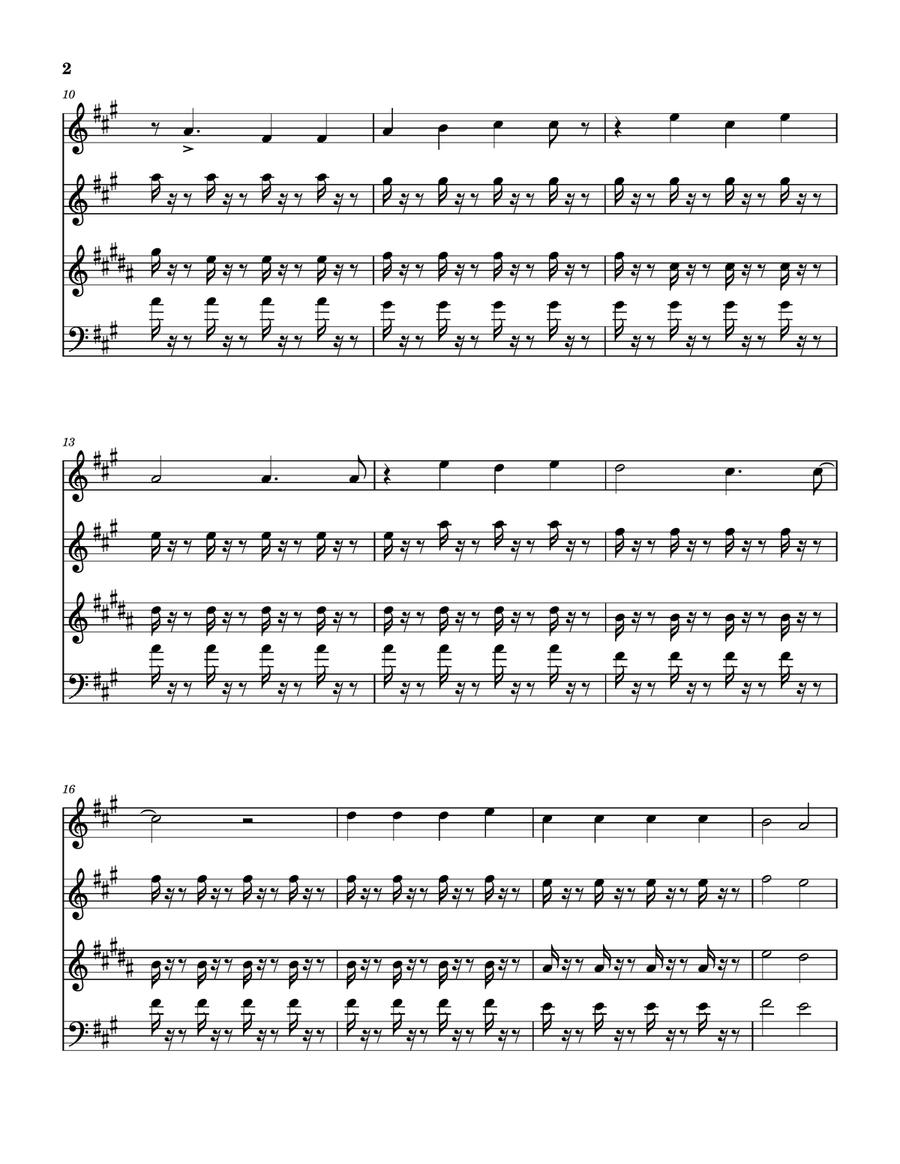 Christmas Isn't Christmas 'til You Get Here Woodwind Quartet scores gallery preview page 3