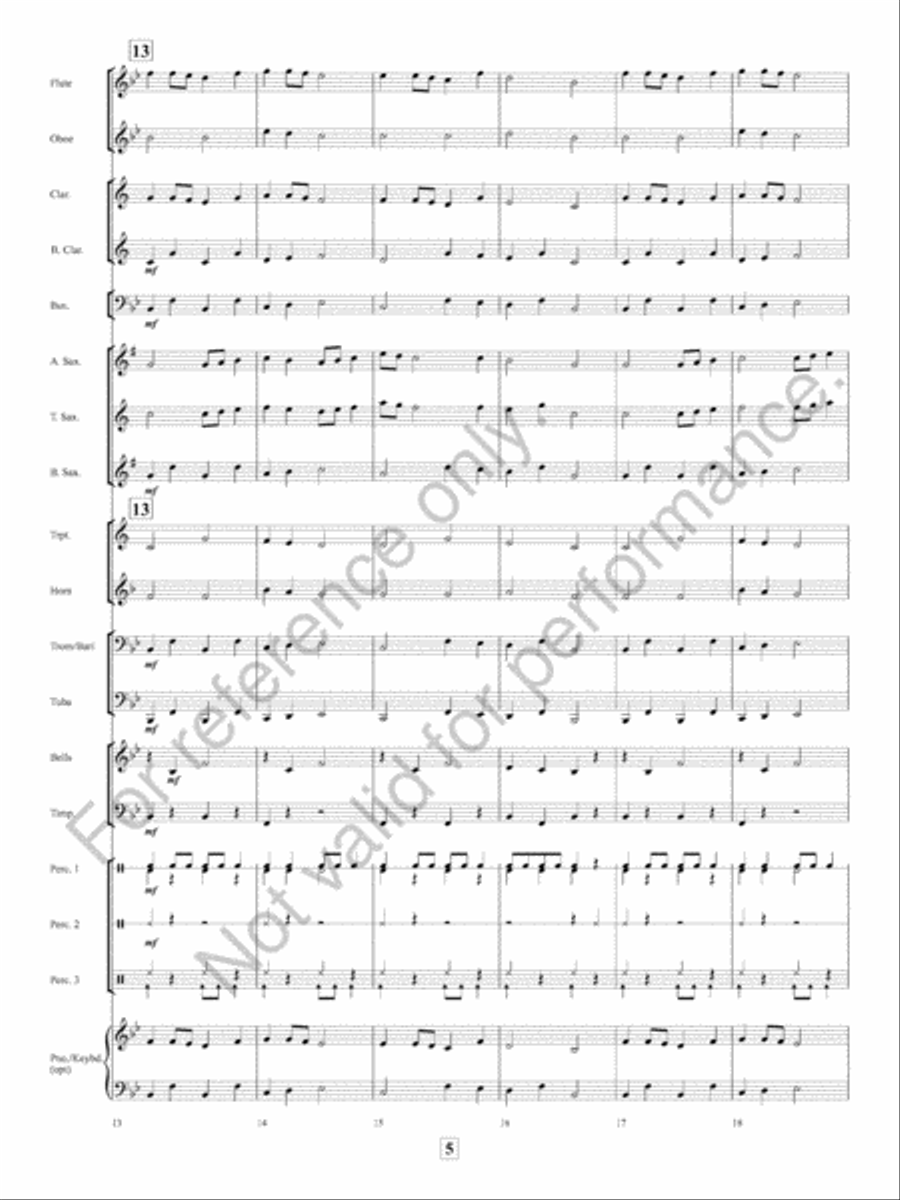 March A Doodle Dandy Concert Band scores gallery preview page 6